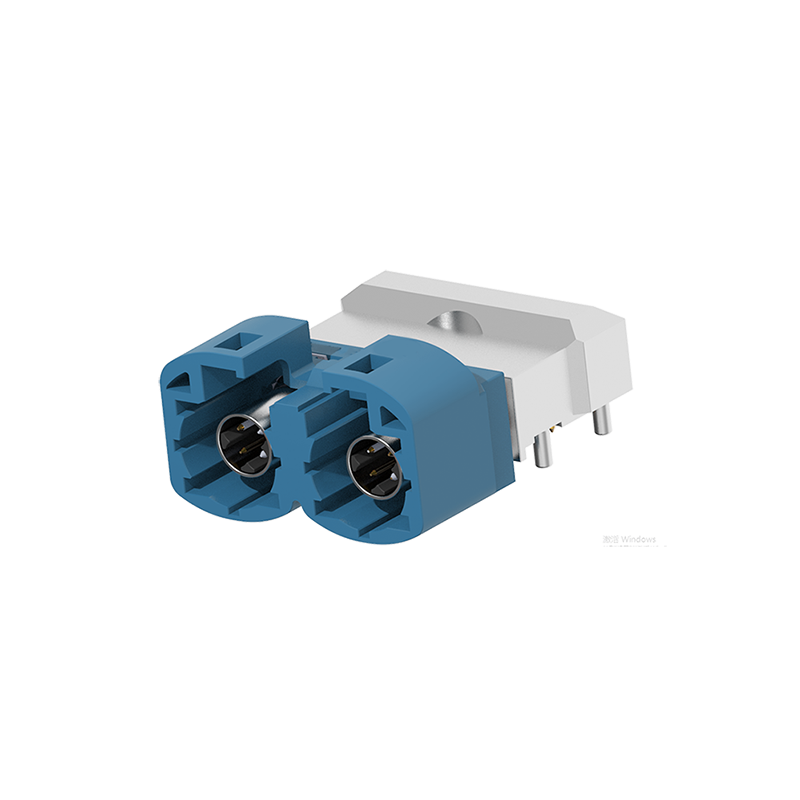  PCB Connector,Dual,Right Angle