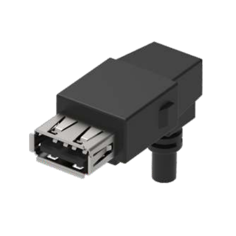 Cable Connector,Single,Right Angle